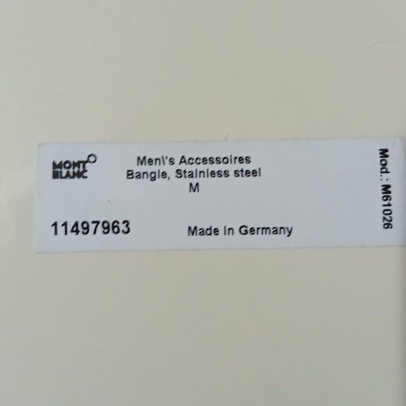 Mont blanc mens s.s. bangle - Picture 3 of 5